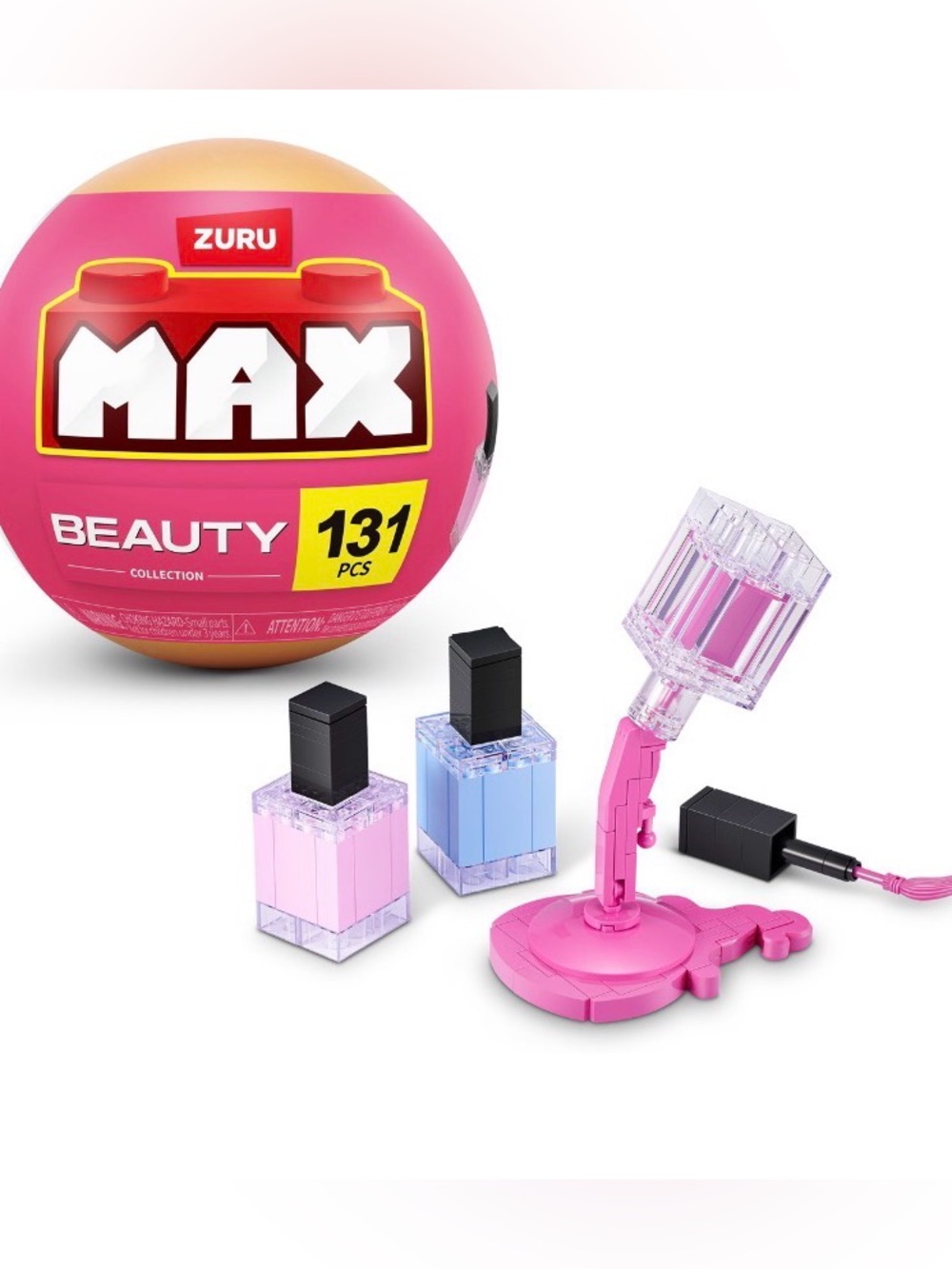 ZURU Max Beauty NAIL POLISH Bottles 131 Piece Building Set NEW 💅🏻